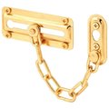 Defender Security U9905 Chain Door Guard, Steel, Brass U9905